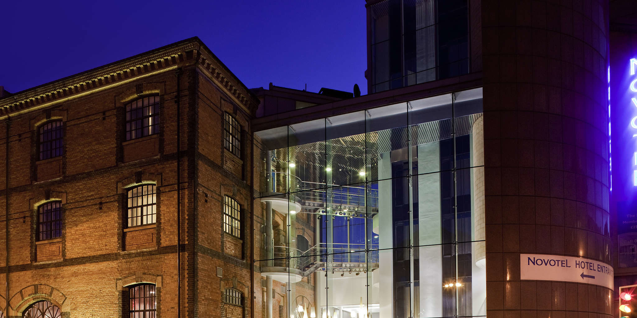 Novotel Cardiff Centre Novotel External Image at night