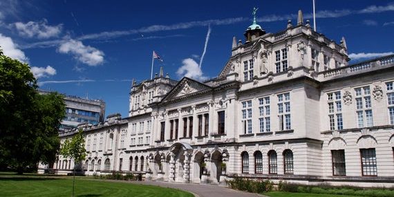 Cardiff University on summers day
