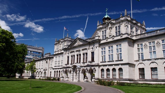 Cardiff University on summers day