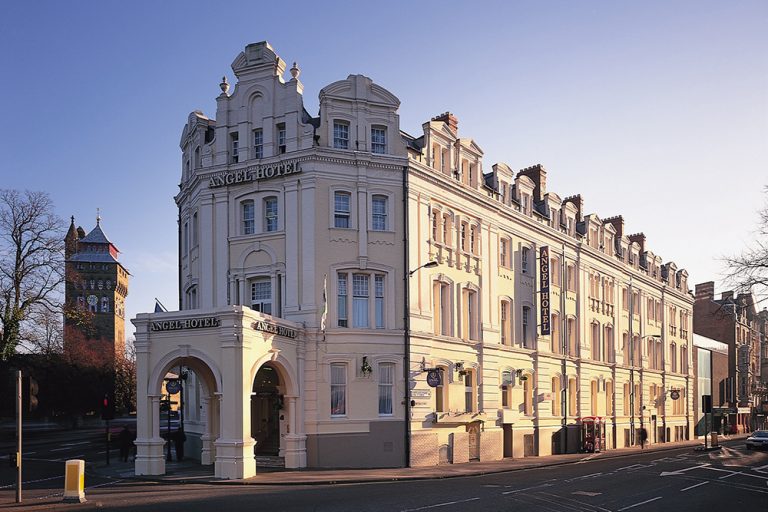 Exterior view of the Angel Hotel