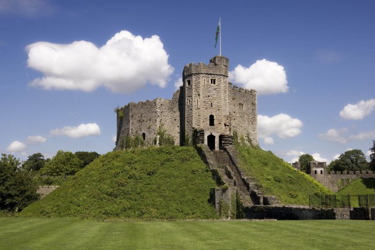 Norman Keep inside Cardiff castle