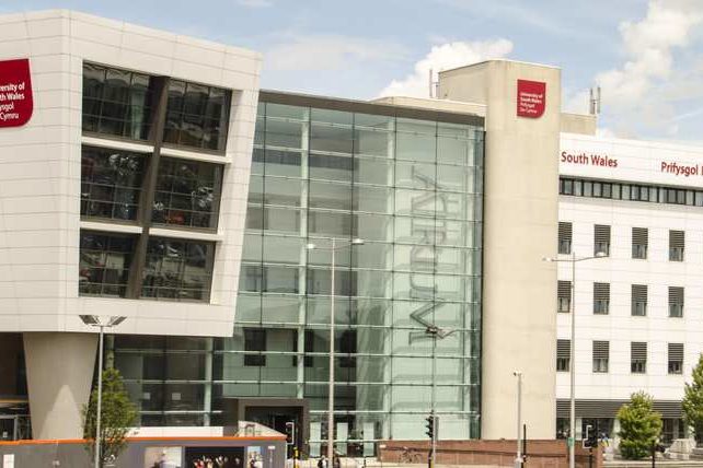 USW Atrium Cardiff Building