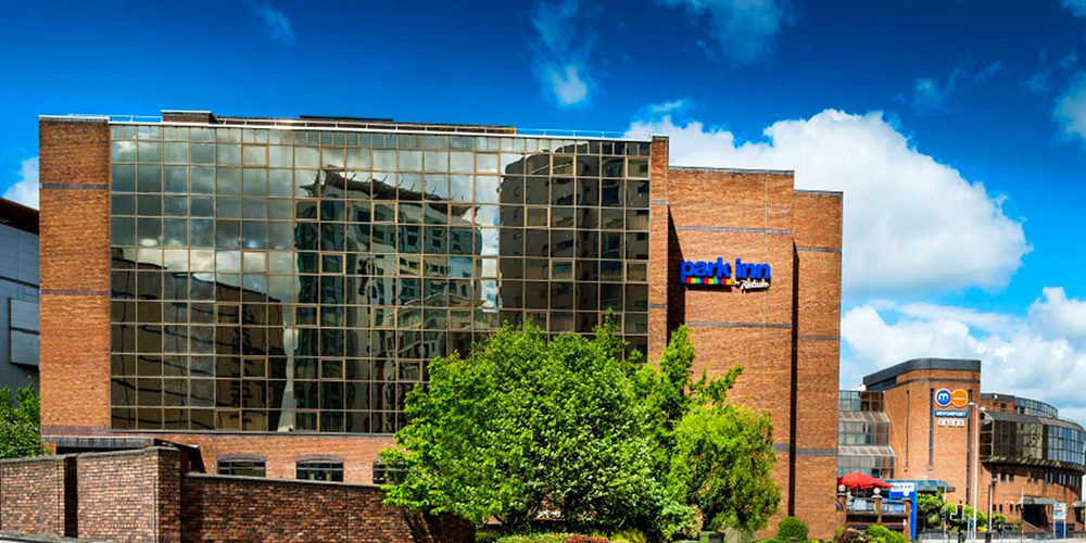 Exterior of Park Inn Cardiff