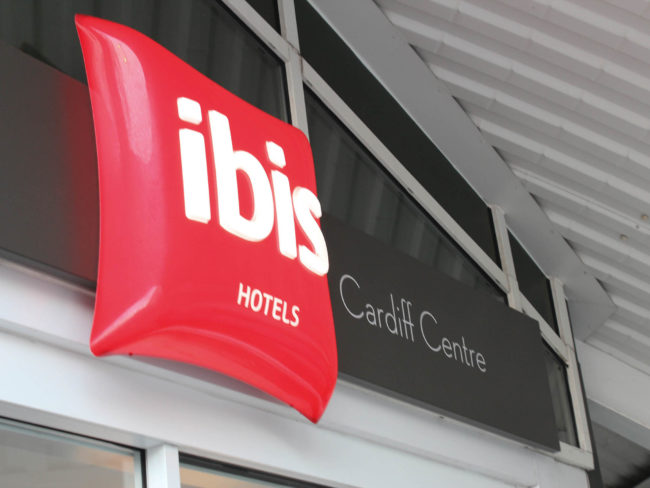 Ibis Cardiff City Centre Logo Sign