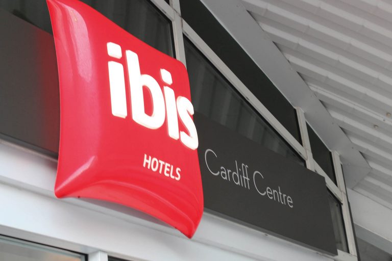 Ibis Cardiff City Centre Logo Sign