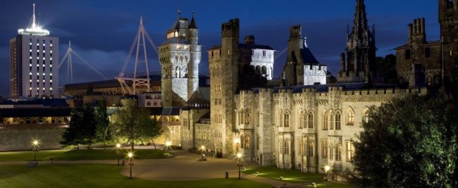 Cardiff Castle Night-time