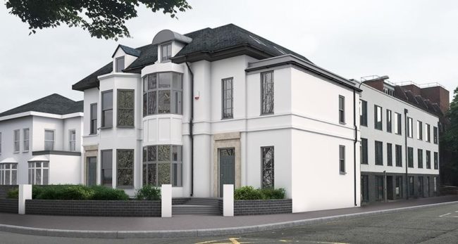 Park Lane Building External in Cardiff