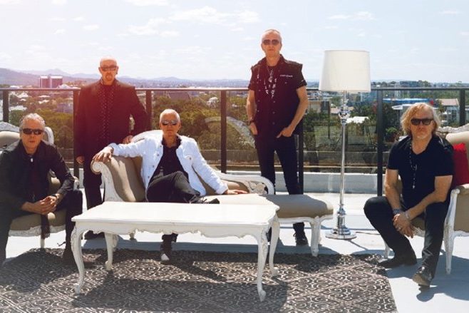 Thunder band image on rooftop